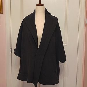 EILEEN FISHER grey swing sweater